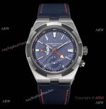 Luxury Replica Vacheron Constantin new Overseas Dual Time 5110DT Blue Leather Strap